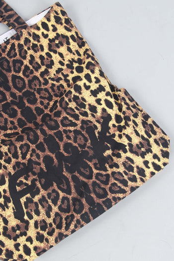 Borsa Mare Canvas Fantasia Animalier - 7