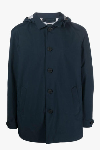 Trench Blu Uomo - 4