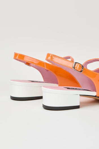 Slingback Orange Donna - 6