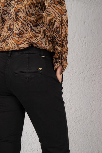 Pantalone Alla Caviglia Nero Donna - 4