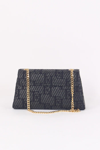 Tracolla Rafia Lurex Nero - 3