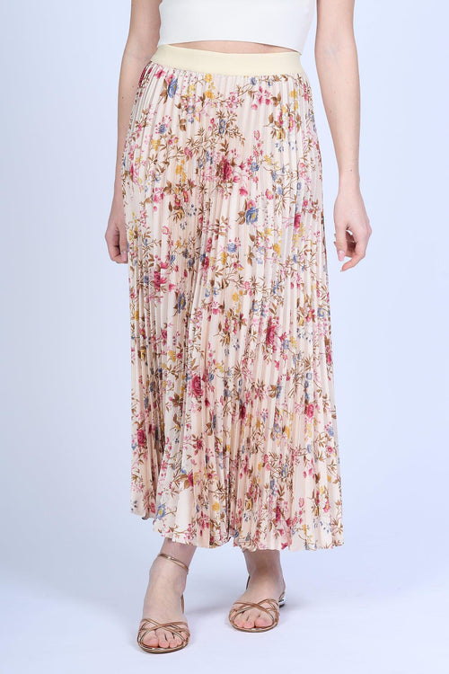 Weekend Gonna PALIO Plisse' Fiori Beige Donna