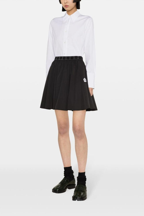 Gonna Nero Donna Boke Flower