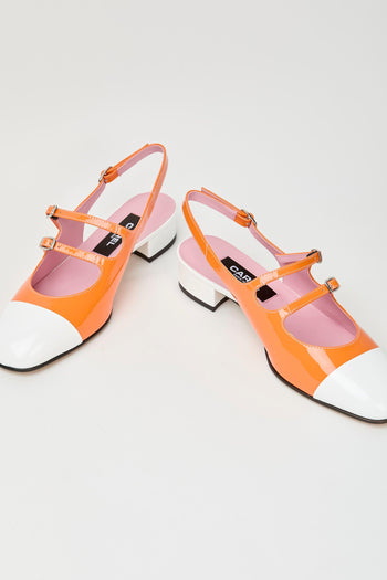 Slingback Orange Donna - 5
