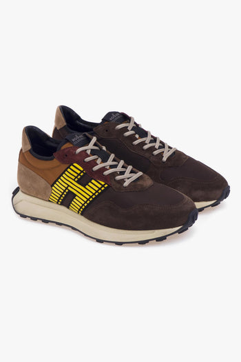 Sneaker H601 in camoscio e tessuto - 2
