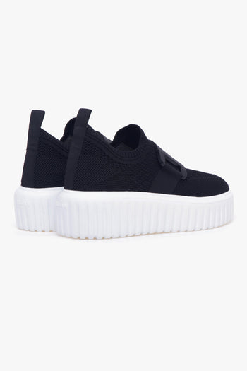 Snekaer H-stripe slip-on in tessuto elasticizzato con maxi "H" - 3