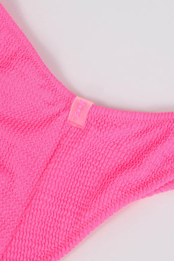 Slip Americano Costine Fisso Fluo Fucsia - 7