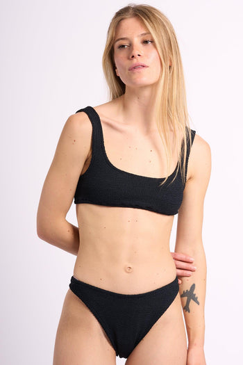 Saint Barth Bikini Crinkle Nero Donna - 5