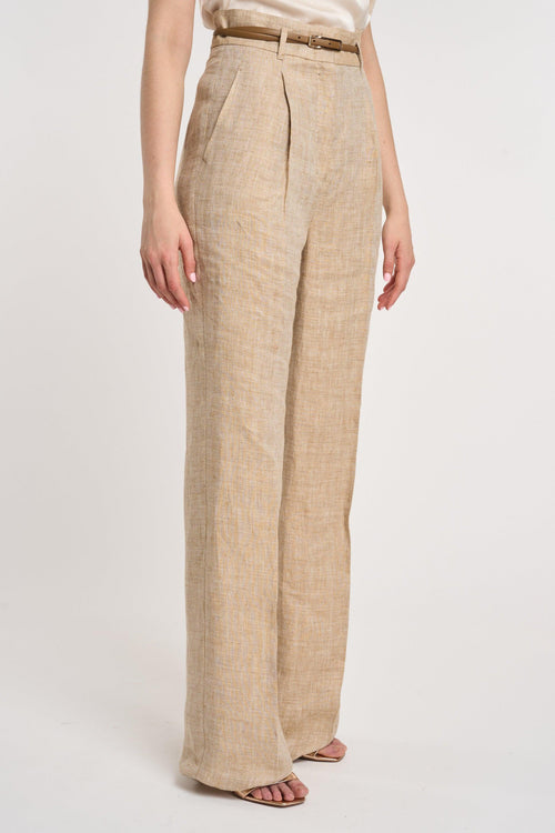 pantaloni in Lino 5790 - 2