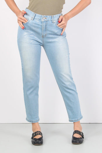 Jeans Spalmatura Argent0 Denim Chiaro - 2