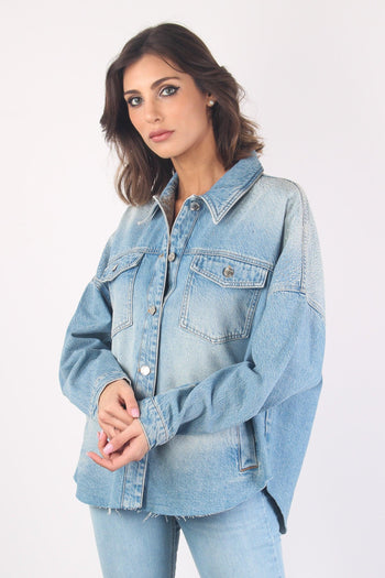 Giacca Denim Strass Denim Blue - 3