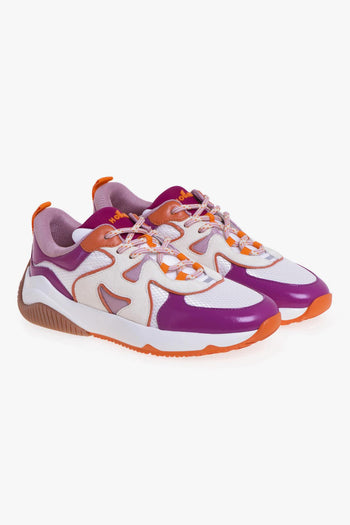 Sneaker H597 in vernice e mesh - 2