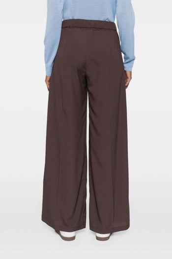 Pantalone Marrone Donna a palazzo - 3