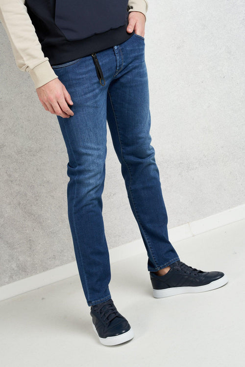 Denim Jeans Multicolor Uomo - 1