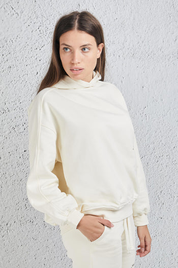 Felpa Oversize Giallo Donna - 5