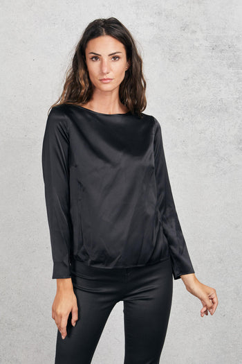 Blusa Nero Donna - 4