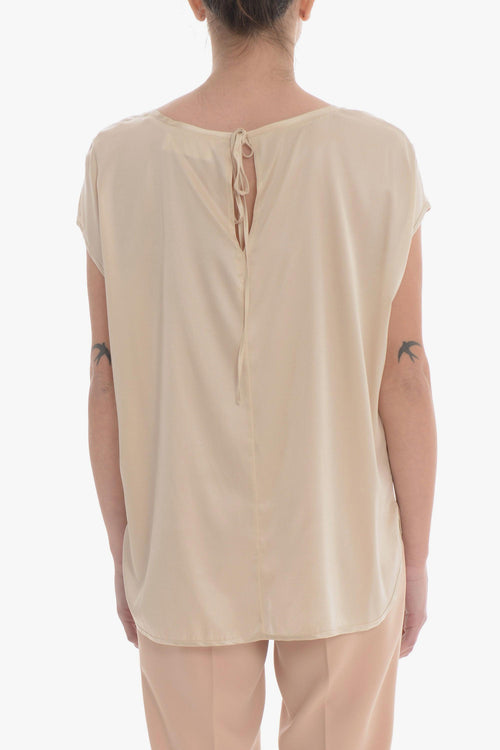 Blusa Marrone Donna con laccetto - 2