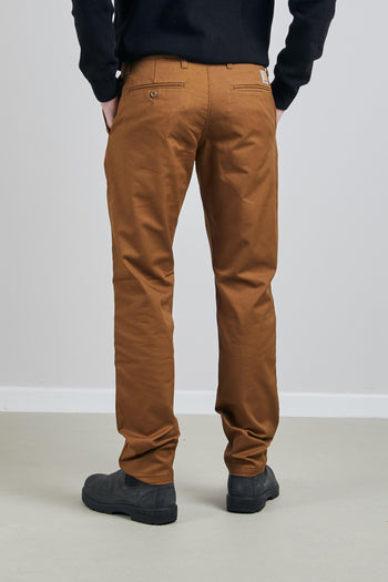 Wip Sid Pant Stretch Twill Marrone Uomo - 5