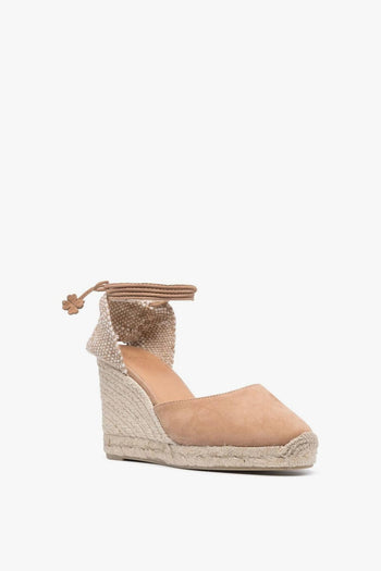 Scarpa Beige Donna Espadrillas Tacco 9.5 cm - 3