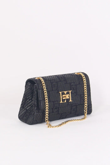 Tracolla Rafia Lurex Nero - 6