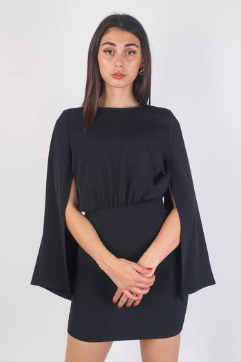 Tubino Manica Ampia Nero - 7