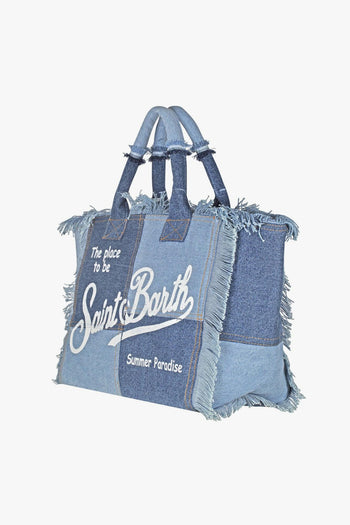 Saint Barth - Borsa grande - 431403 - Denim - 3