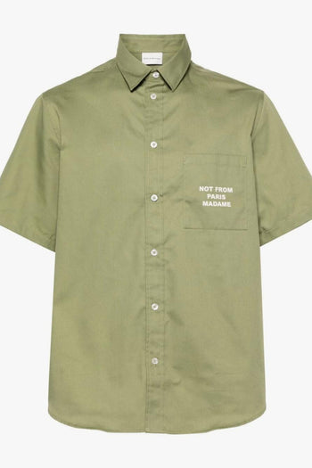 Camicia Verde Uomo con stampa - 5