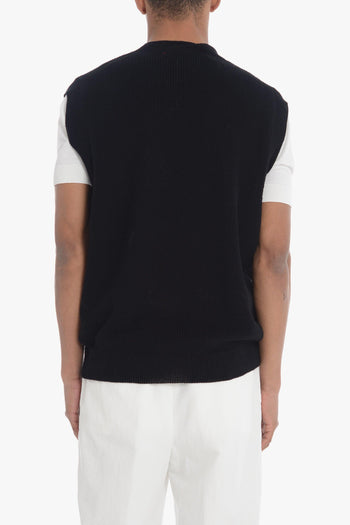 Maglia Nero Uomo scollo a V - 2