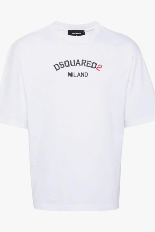 2 T-shirt Bianco Uomo Con stampa