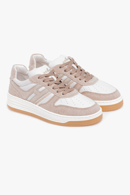 Sneaker H630 basket low in pelle e canvas - 2