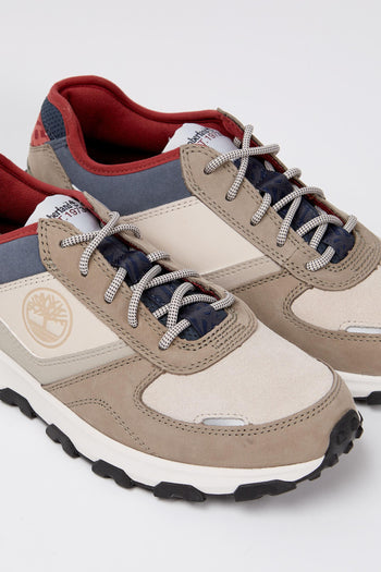 Sneaker Light Taupe Nubuck Uomo - 3