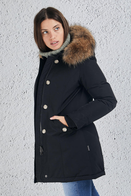 Arctic Parka 2 Tasche Nero Donna