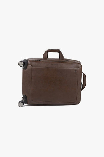 Cabina Slim Con Tasca Porta Computer Marrone Unisex - 3