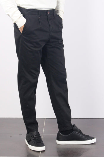 Pantalone Cotone Nero - 4