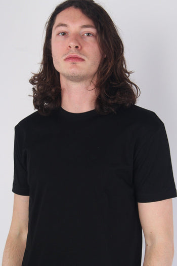 T-shirt Basica Cotone Black - 7