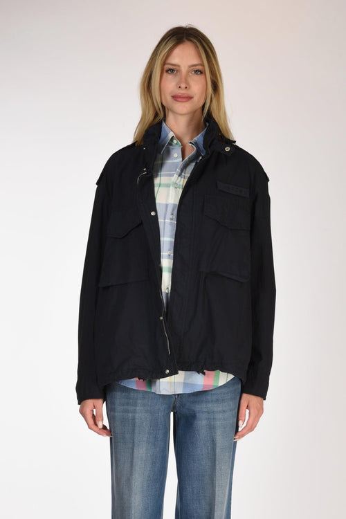 Field Jacket Blu Donna - 2