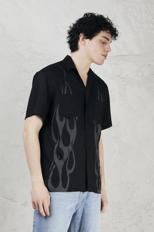 Camicia con fiamme tribali - 2