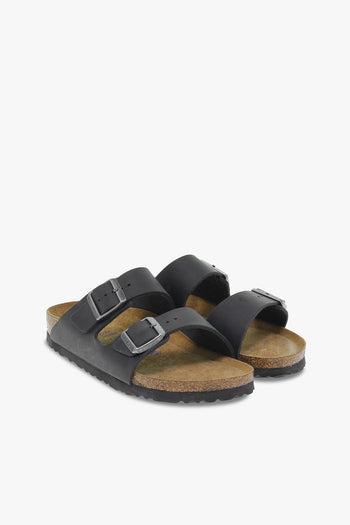 Sandalo basso ARIZONA SOFT FOOTBED in pelle nero - 5