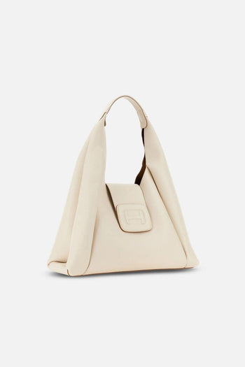 Borsa Sacca Avorio Donna - 4