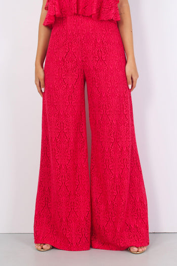 Pantalone Palazzo Pizzo Magenta - 2