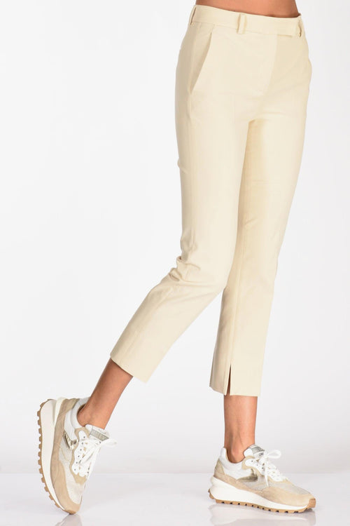 Slowear Pantalone Spaccco Beige Donna