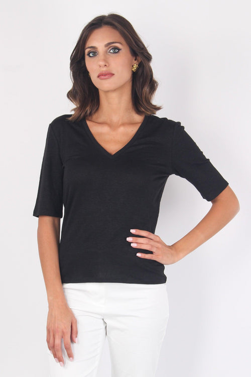 Brunate T-shirt Multilogo Ri Nero