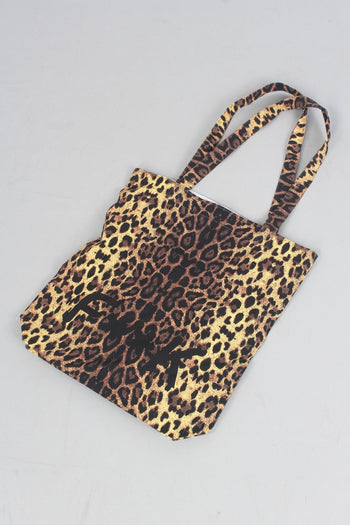 Borsa Mare Canvas Fantasia Animalier - 3