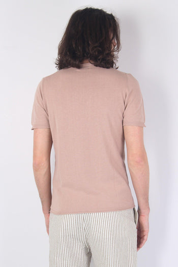Girocollo Mc Crepe Rosa Antico - 3