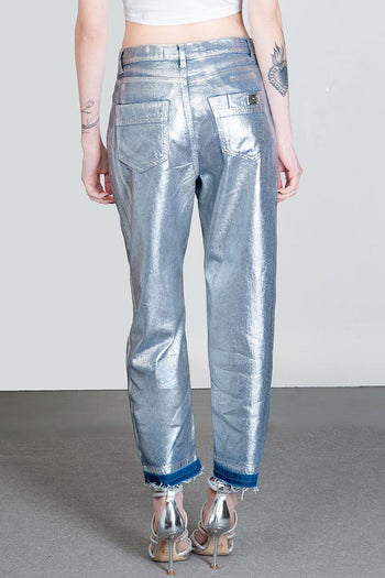 Jeans boyfriend spalmato - 2