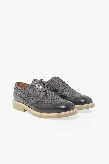 Stringata in pelle Uomo Stringata - 5
