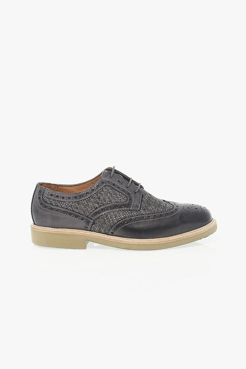 Stringata in pelle Uomo Stringata