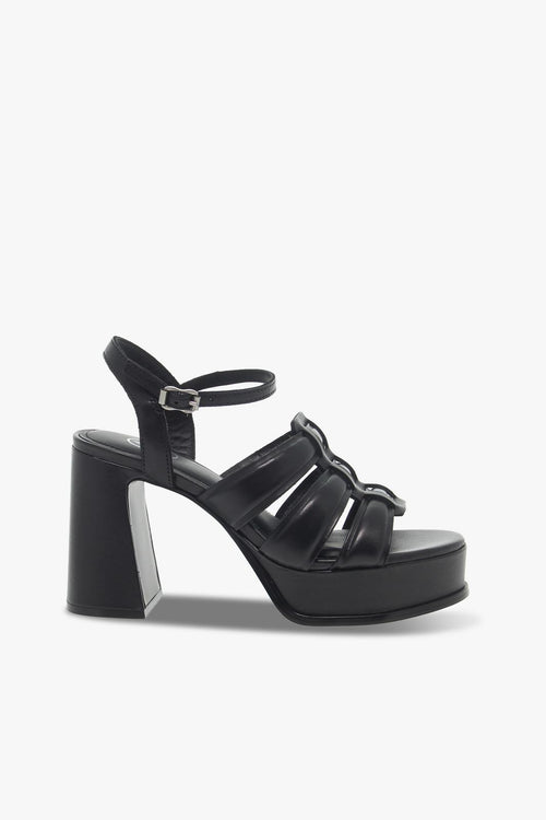 Sandalo con tacco - nero Donna Sandalo con tacco