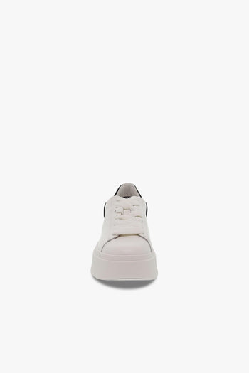 Sneakers MOBY in nappa bianco e nero - 4