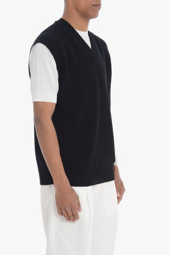 Maglia Nero Uomo scollo a V - 3